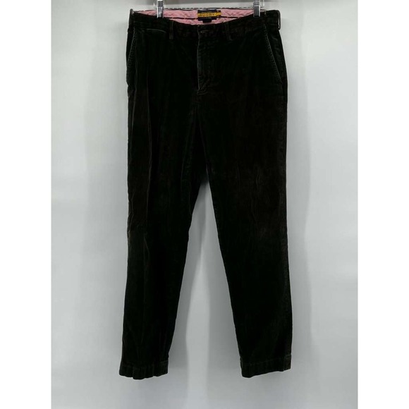 Polo Ralph Lauren Rugby Corduroy Pants Size‎ 34 Mens Preppy Green Chino